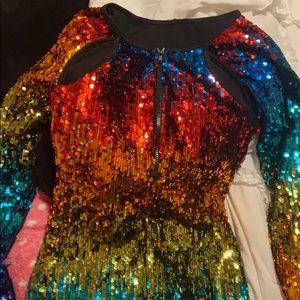 Shimmery dance uniform